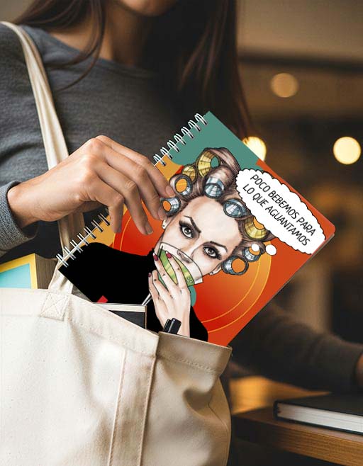 LIBRETA "POCO BEBEMOS PARA LO QUE AGUANTAMOS"