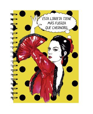 LIBRETA "ESTA LIBRETA TIENE MÁS FUERZA QUE CHERNÓBIL"