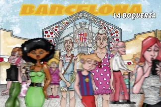 <b>POSTAL BARCELONA LA BOQUERÍA</b>