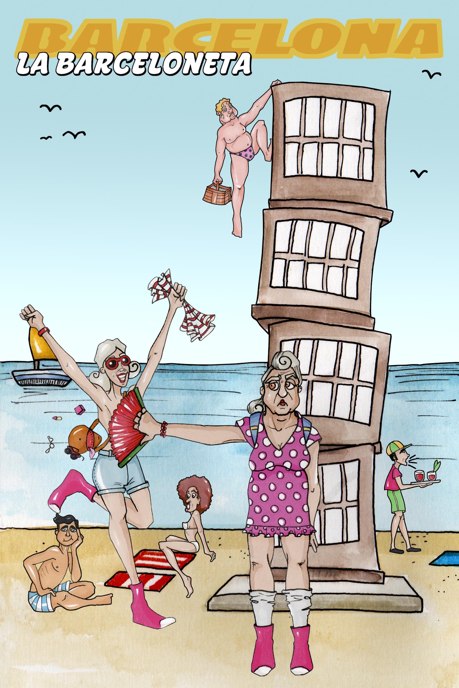 <b>POSTAL BARCELONA LA BARCELONETA</b>